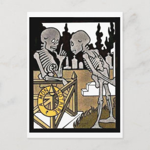 Cartão postal Dois Esqueletos