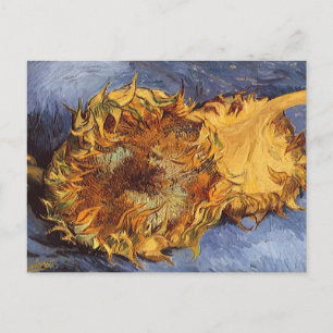 Cartão Postal Dois girassóis cortados por Vincent van Gogh