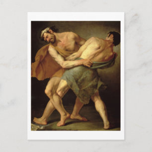 Cartão Postal Dois lutadores