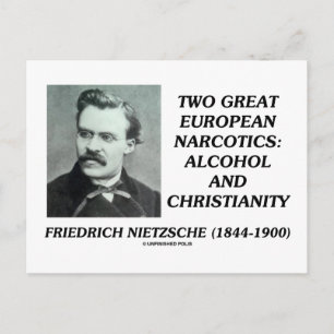 Cartão Postal Dois narcóticos europeus Excelentes: o cristianism
