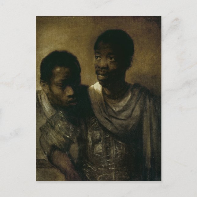 Cartão Postal Dois Negros, 1661 (Frente)