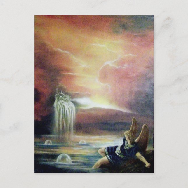 CARTÃO POSTAL DOIS SANTOS JOHN E FALLEN ANGEL (Frente)