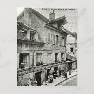 Cartão Postal Dole; Posto Maison Natale de Louis Pasteur Vintage