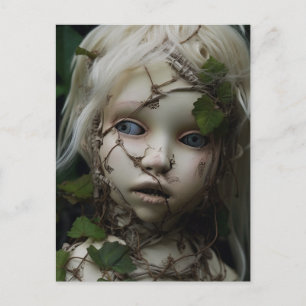 Cartão Postal Doll Abandonada Sobrecultivada em Vinhas