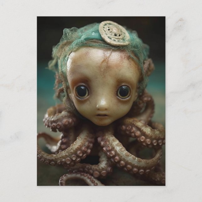 Cartão Postal Doll Octopus (Frente)