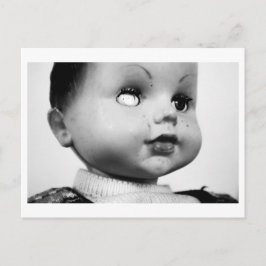 Cartão Postal Doll Portrait - One eye