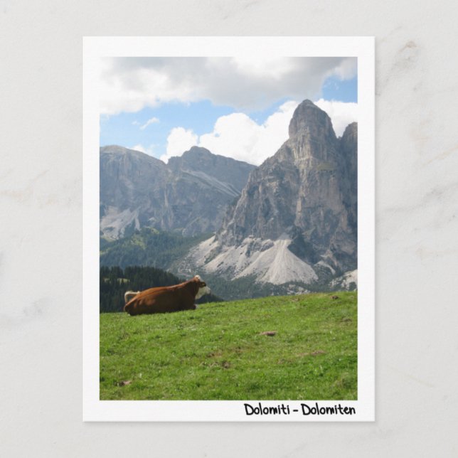 Cartão Postal Dolomitas (Frente)