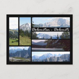 Cartão Postal Dolomitas