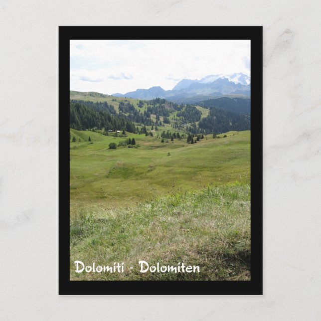 Cartão Postal Dolomitas (Frente)