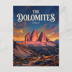 Cartão Postal Dolomitas Alta Via 1 Itália