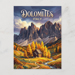Cartão Postal Dolomitas Itália
