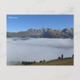 Cartão Postal Dolomites Itália
