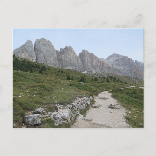 Cartão Postal Dolomites Itália (Frente)