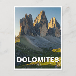 Cartão Postal Dolomites Itália Viagem