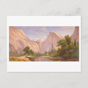 Cartão Postal Domes Yosemite Vintage Pitar Lithograph