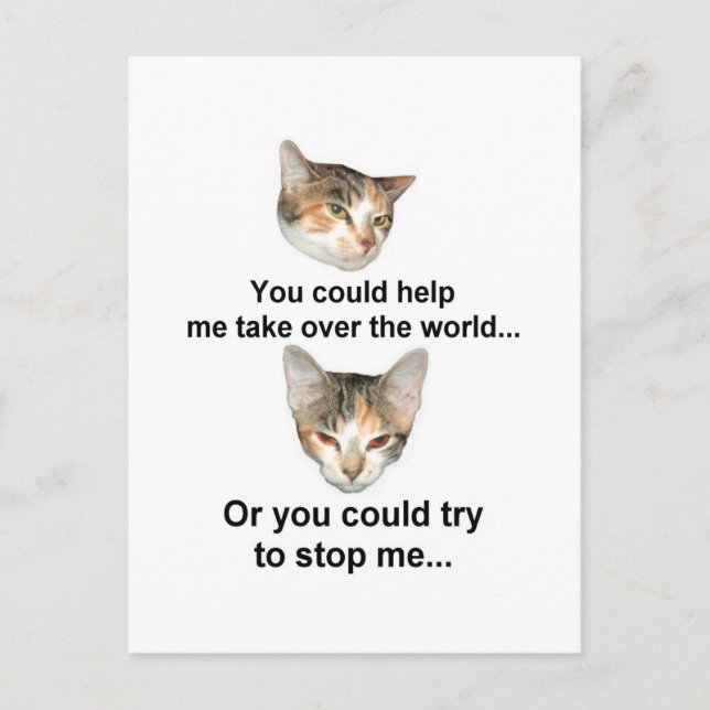 Cartão Postal Dominação global (Frente)