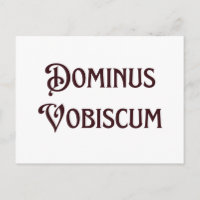 Dominus Vobiscum Pode Ser Que O Senhor Esteja Com