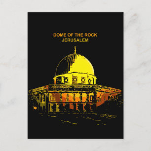 Cartão Postal Domo da Rocha: Pulso do Coração de Jerusalém