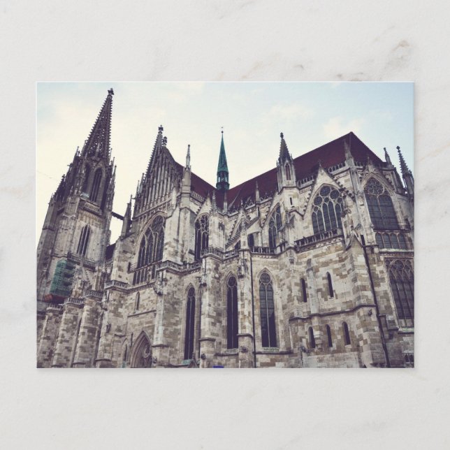 Cartão Postal Domo de Regensburg (Frente)