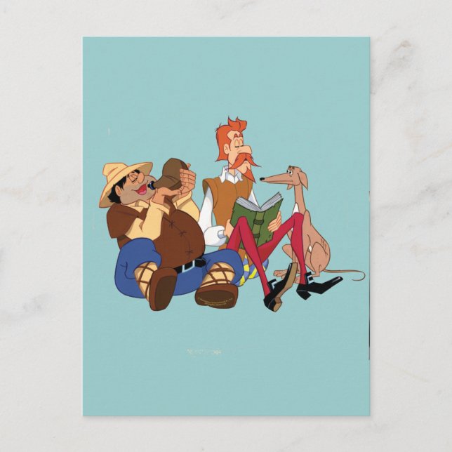 Cartão Postal DON QUIJOTE & SANCHO - 400 Anos (Frente)