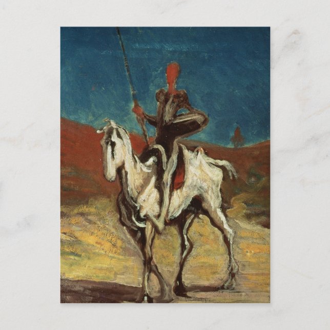 Cartão Postal Don Quixote, c.1865-1870 (Frente)