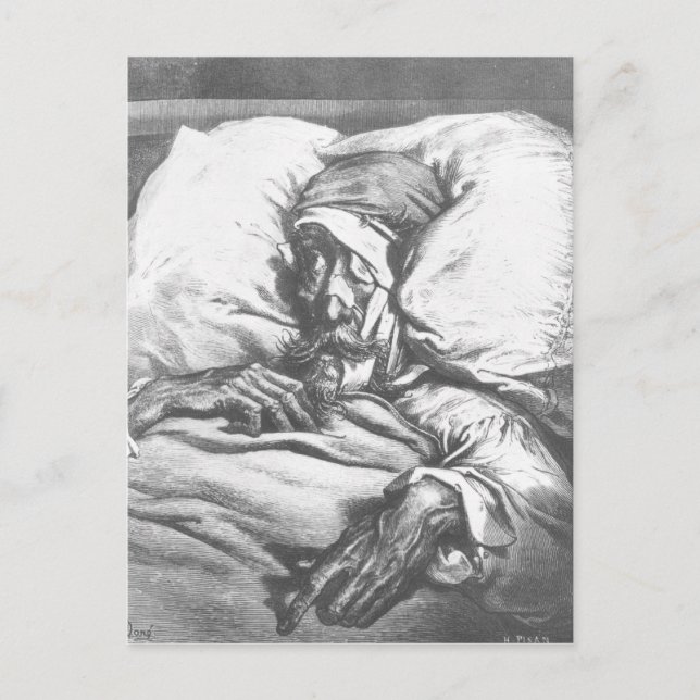 Cartão Postal Don Quixote ferido (Frente)