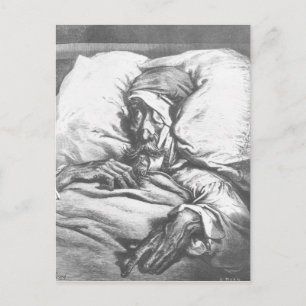 Cartão Postal Don Quixote ferido