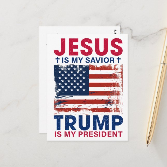 Cartão Postal Donald Trump (Frente/Verso In Situ)