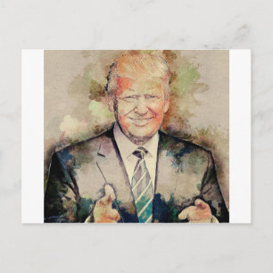 Cartão Postal Donald Trump