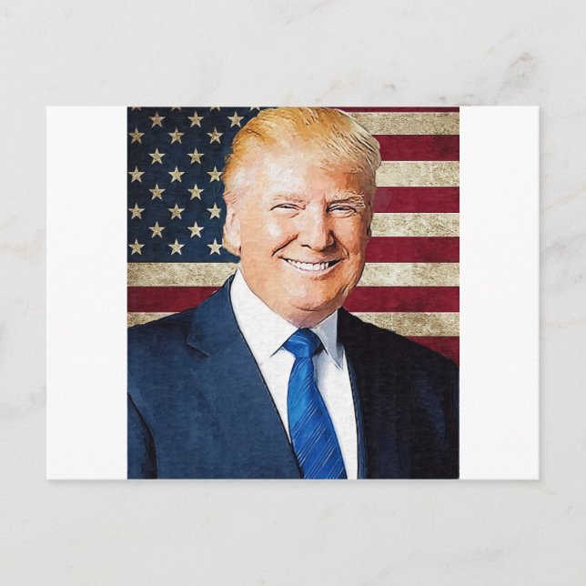 Cartão Postal Donald Trump (Frente)
