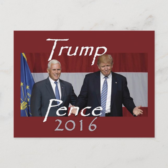 Cartão postal Donald TRUMP 2016 (Frente)
