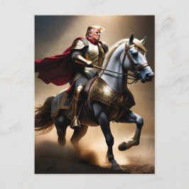 Cartão Postal Donald Trump 2024 Conservador Engraçado