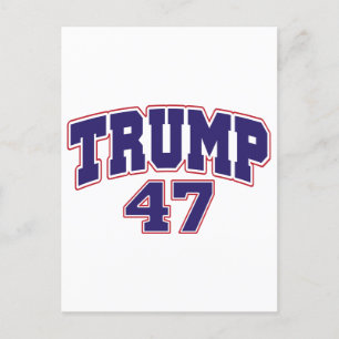 Cartão Postal Donald Trump 47