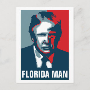 Cartão Postal Donald Trump FLORIDA MAN