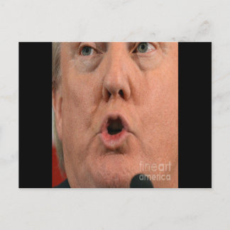 Cartão Postal Donald Trump Mouth