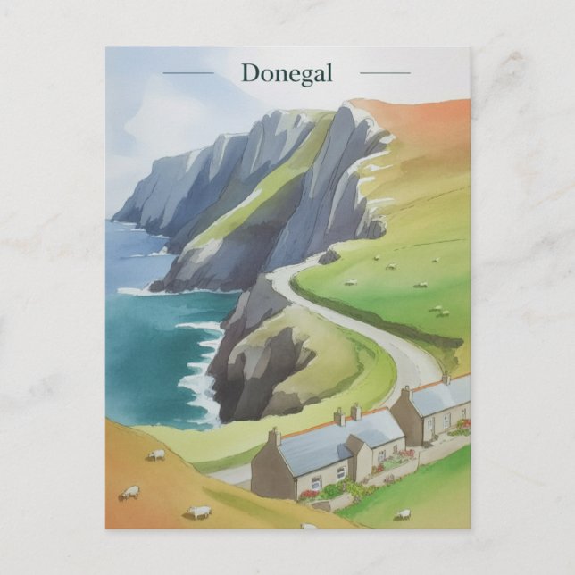 Cartão Postal Donegal Irlanda (Frente)