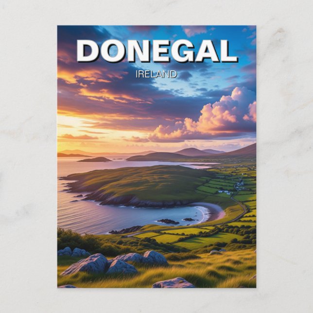 Cartão Postal Donegal Viagens Irlanda (Frente)