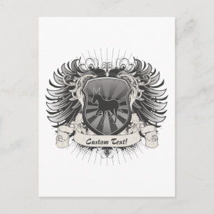 Cartão Postal Donkey Crest