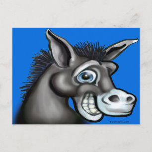 Cartão Postal Donkey Democrático