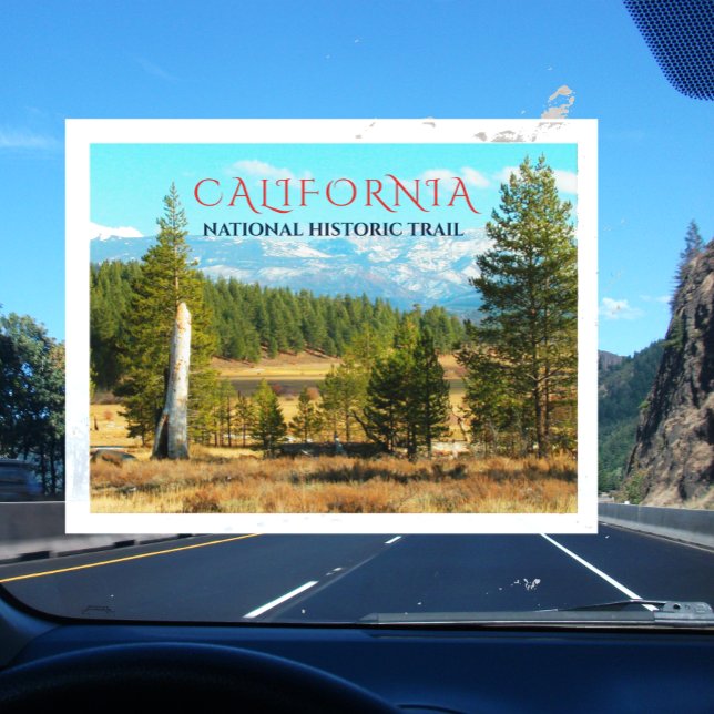 Cartão Postal Donner-Reed Campsite, Donner Lake, Califórnia (Criador carregado)