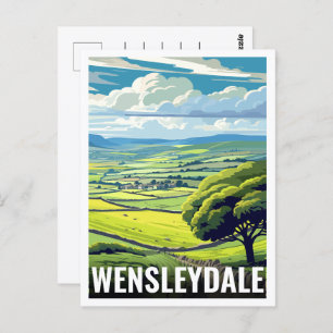 Cartão Postal Dons Wensleydale Yorkshire Inglaterra