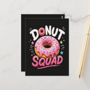 Cartão Postal Donut Espalhe Bondade Engraçado