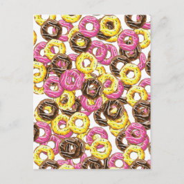 Cartão Postal Donuts Variados
