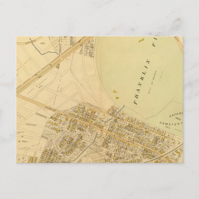 Cartão Postal Dorchester, Massachusetts (Frente)