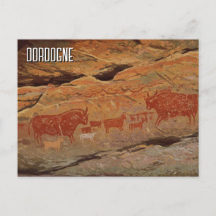 Cartão Postal Dordogne Rock Art France Viagem