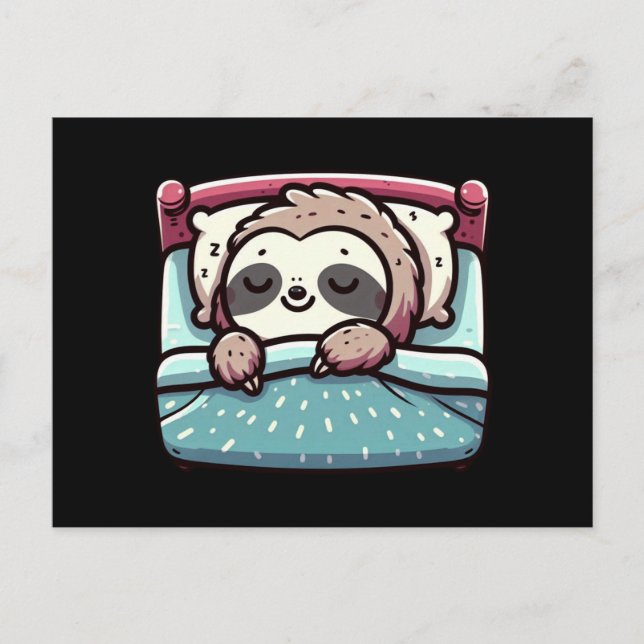Cartão Postal Dormir Lama - Encantadora (Frente)