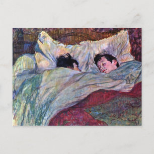 Cartão Postal Dormir por Toulouse-Lautrec
