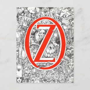 Cartão Postal Dorothy e The Wizard em Oz