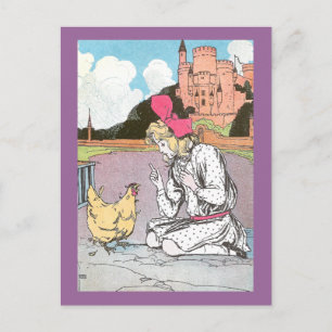 Cartão Postal Dorothy Frees the Yellow Hen