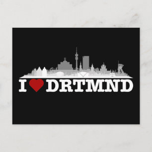Cartão Postal Dortmund City Skyline - Postkarte